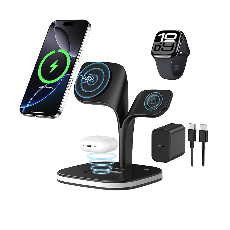 Magsafe 3 i 1 trådlös laddare